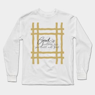 God Is Within Her, She Will Not Fail Long Sleeve T-Shirt